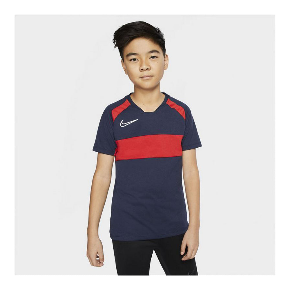 Children’S Short Sleeve T-Shirt Nike Dri-Fit Academy Dark Blue-Nike-Urbanheer