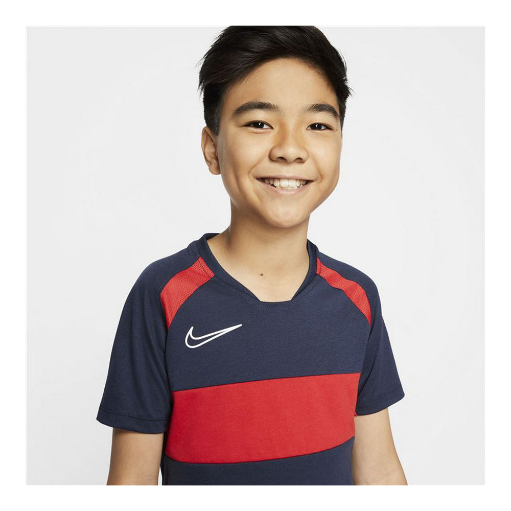 Children’S Short Sleeve T-Shirt Nike Dri-Fit Academy Dark Blue-Nike-Urbanheer