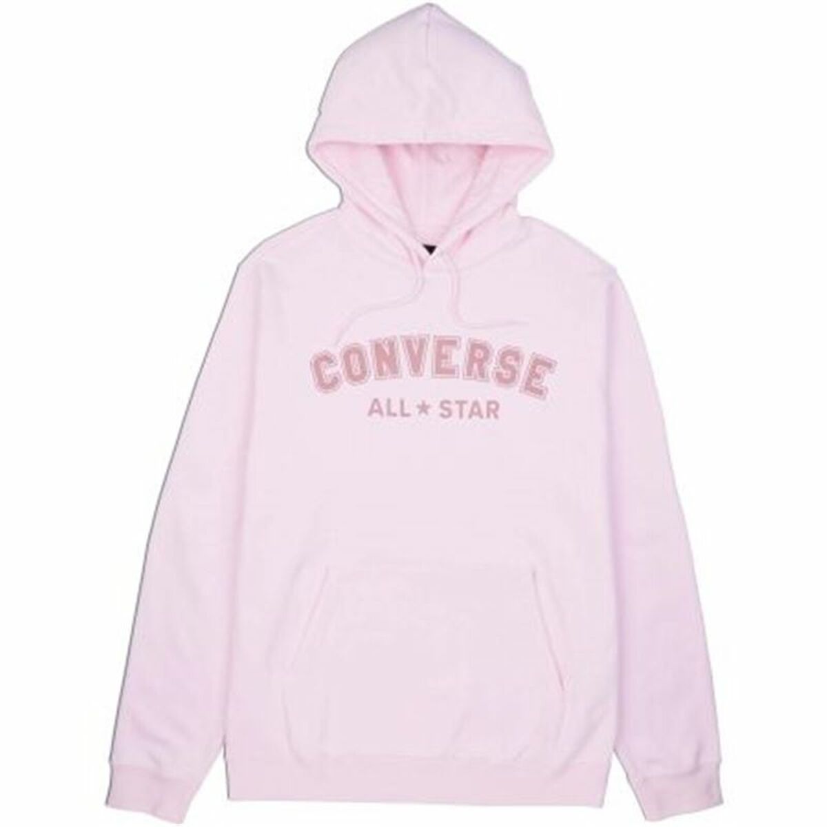 Unisex Hoodie Converse Classic Fit All Star Single Screen Pink-Sports | Fitness > Sports material and equipment > Sports sweatshirts-Converse-Urbanheer