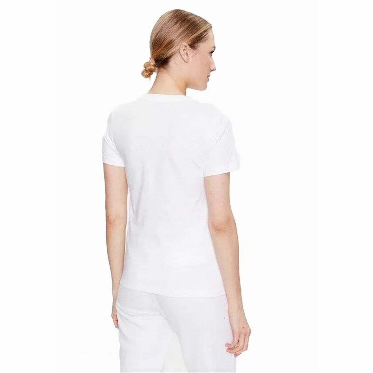 Women’S Short Sleeve T-Shirt Converse Seasonal Star Chevron White-Sports | Fitness > Sports material and equipment > Sports t-shirts-Converse-Urbanheer