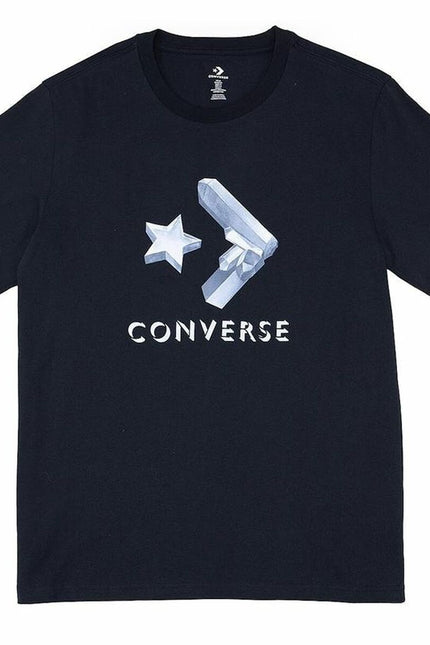 Men’S Short Sleeve T-Shirt Converse Crystals Black-Sports | Fitness > Sports material and equipment > Sports t-shirts-Converse-Urbanheer