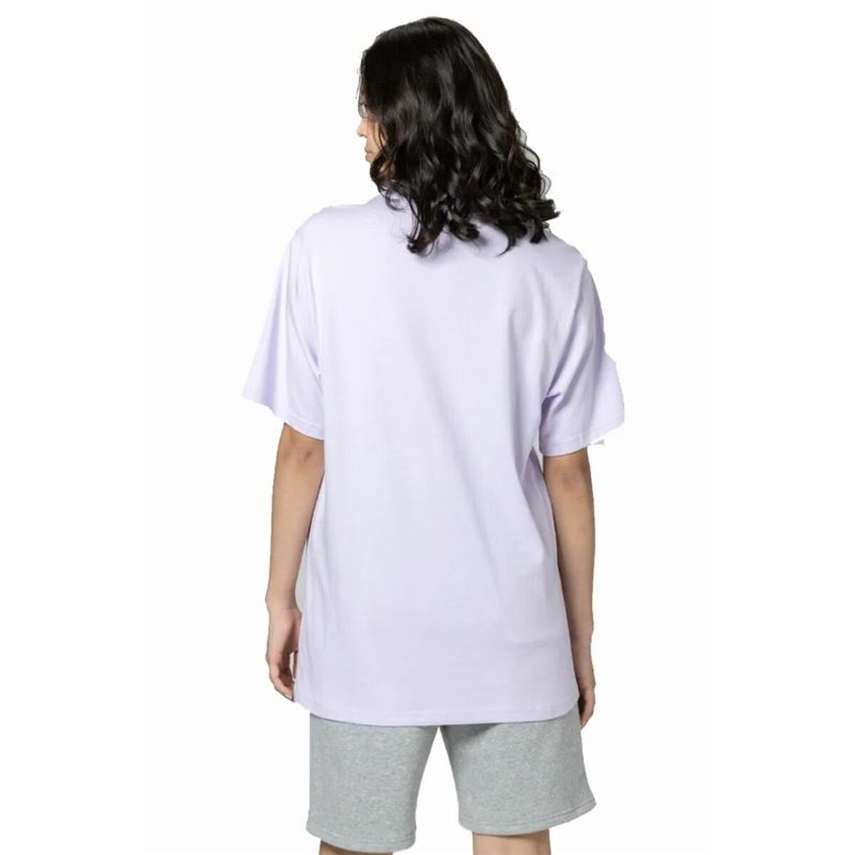 Unisex Short Sleeve T-Shirt Converse Standard Fit Center Front Large Lavendar-Sports | Fitness > Sports material and equipment > Sports t-shirts-Converse-Urbanheer