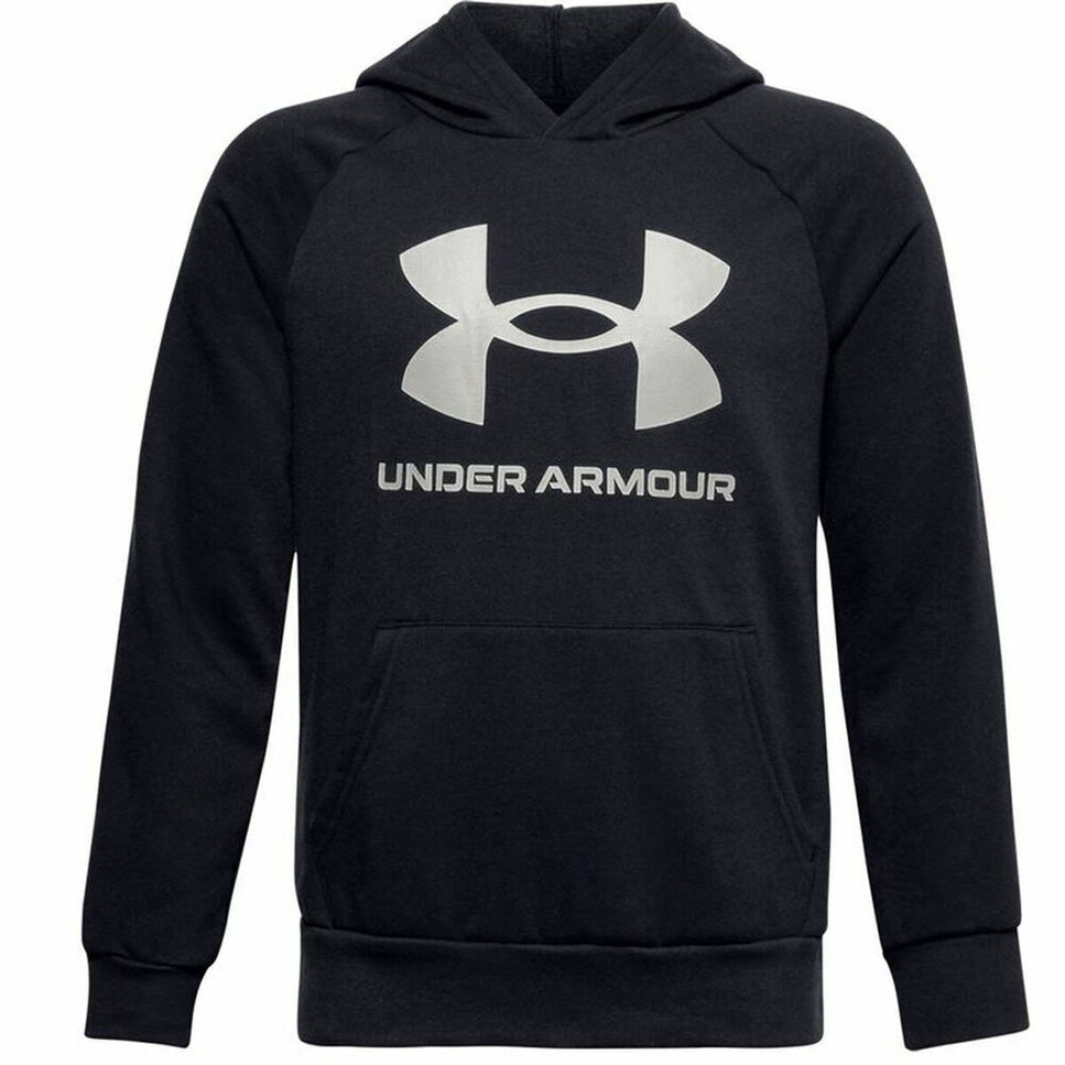 Children’s Hoodie Under Armour Fleece Rival Big Logo Black-Clothing - Men-Under Armour-Urbanheer