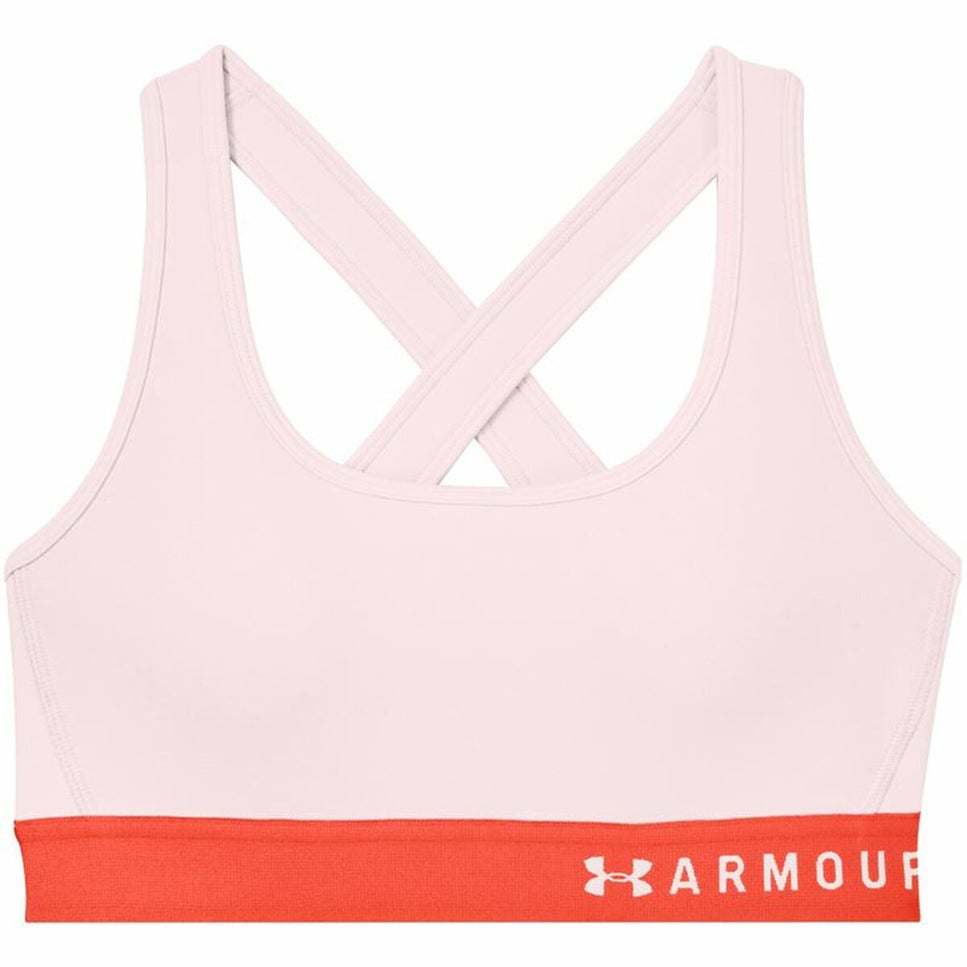 Sports Bra Under Armour Mid Crossback Pink-Under Armour-Urbanheer