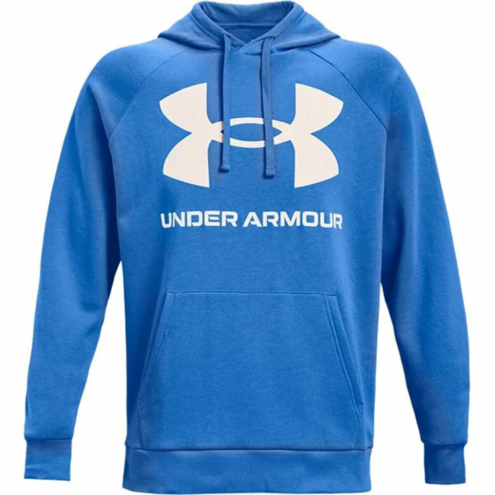 Men’S Hoodie Under Armour Rival Big Logo Blue-Under Armour-Urbanheer