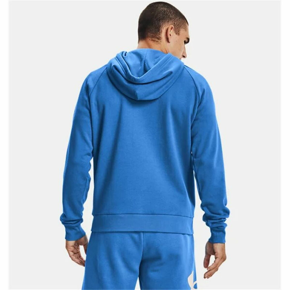 Men’S Hoodie Under Armour Rival Big Logo Blue-Under Armour-Urbanheer