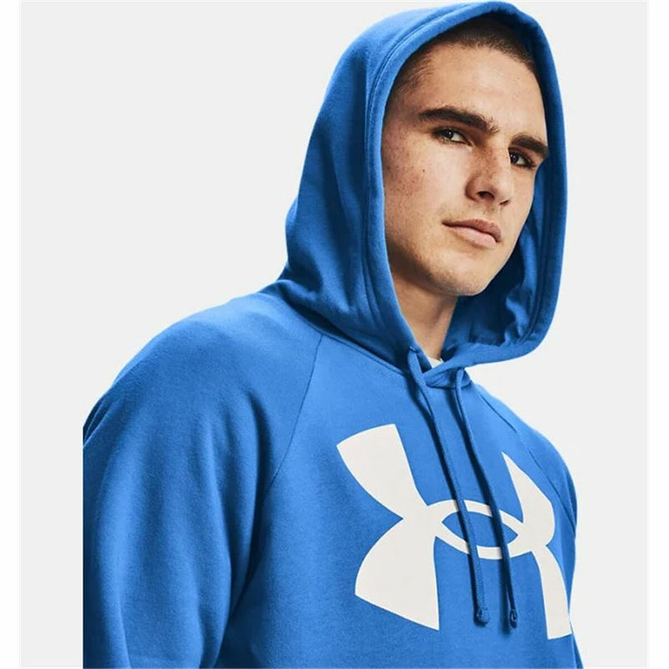 Men’S Hoodie Under Armour Rival Big Logo Blue-Under Armour-Urbanheer