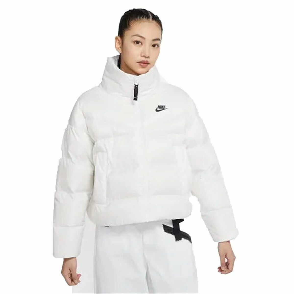 Women'S Sports Jacket Nike Therma-Fit City Series White-Sports | Fitness > Sports material and equipment > Sports Jackets-Nike-Urbanheer