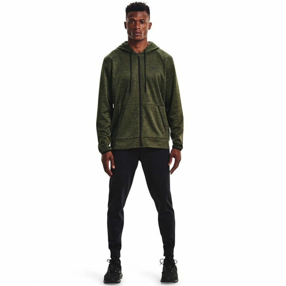 Men'S Sports Jacket Under Armour Fleece Fz Olive-Sports | Fitness > Sports material and equipment > Sports Jackets-Under Armour-Urbanheer