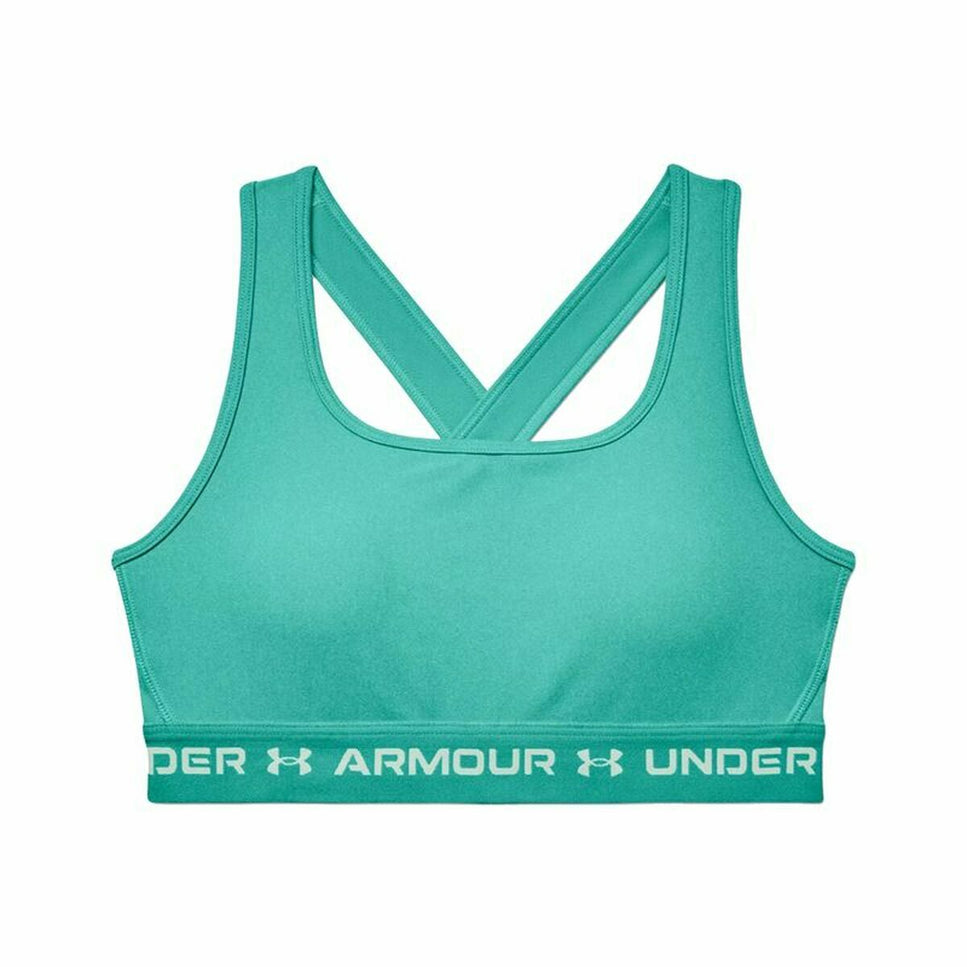 Sports Bra Under Armour Crossback Mid Aquamarine-Under Armour-Urbanheer