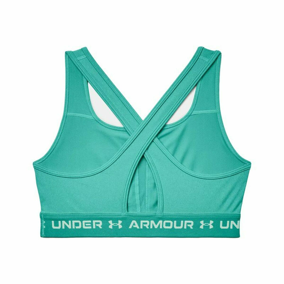 Sports Bra Under Armour Crossback Mid Aquamarine-Under Armour-Urbanheer