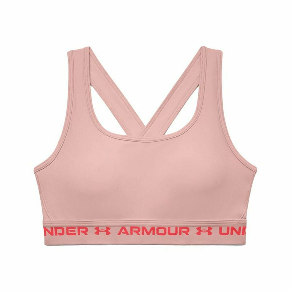 Sports Bra Under Armour Crossback Mid Pink-Under Armour-Urbanheer