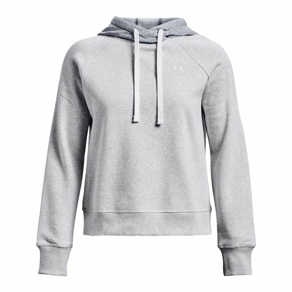 Men’S Hoodie Under Armour Rival Fleece Cb Grey-Clothing - Men-Under Armour-Urbanheer