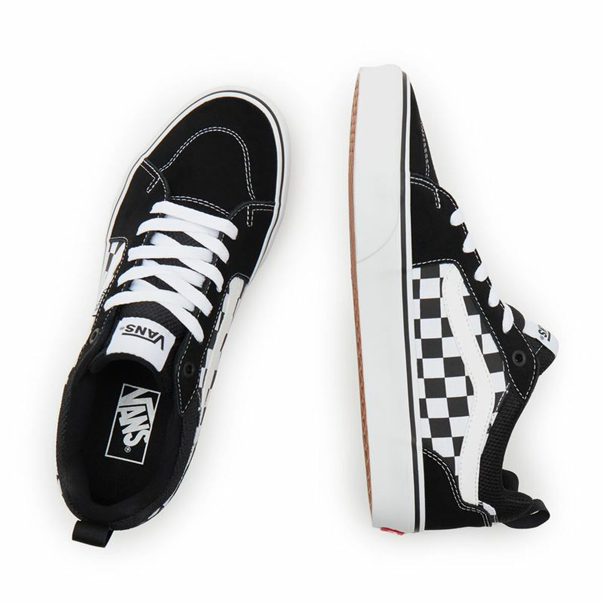 Men'S Trainers Vans Filmore Checkerboard Black-Fashion | Accessories > Clothes and Shoes > Sports shoes-Vans-Urbanheer