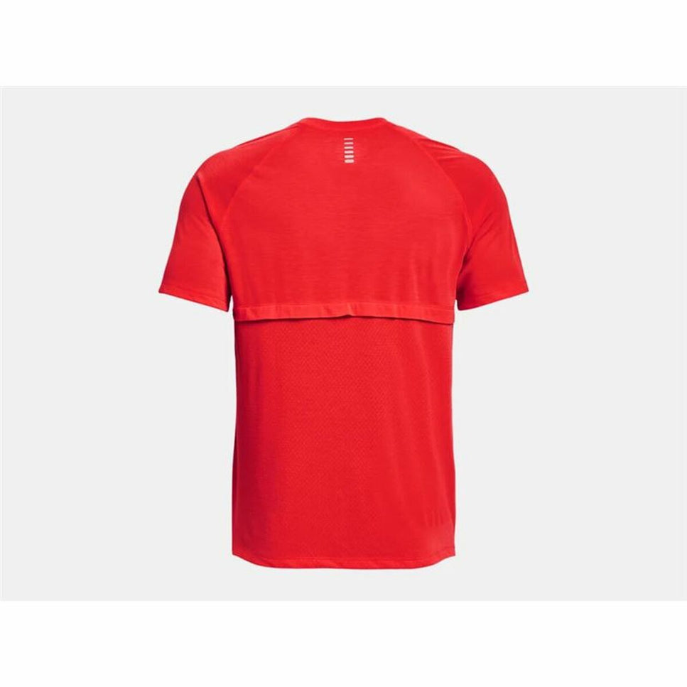 Men’s Short Sleeve T-Shirt Under Armour Streaker Red-Clothing - Men-Under Armour-Urbanheer