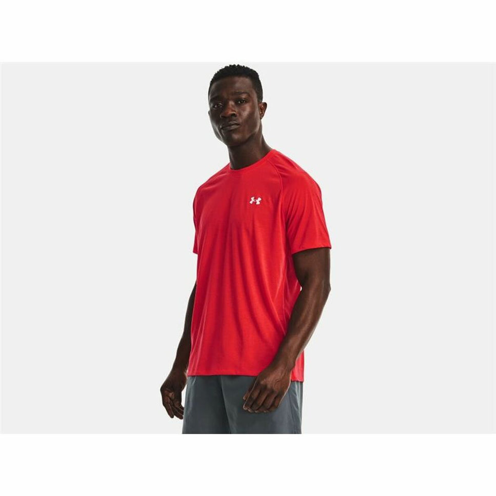 Men’s Short Sleeve T-Shirt Under Armour Streaker Red-Clothing - Men-Under Armour-Urbanheer