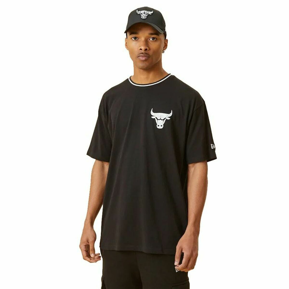 Men’s Short Sleeve T-Shirt New Era Chicago Bulls Black-Sports | Fitness > Sports material and equipment > Sports t-shirts-New Era-Urbanheer