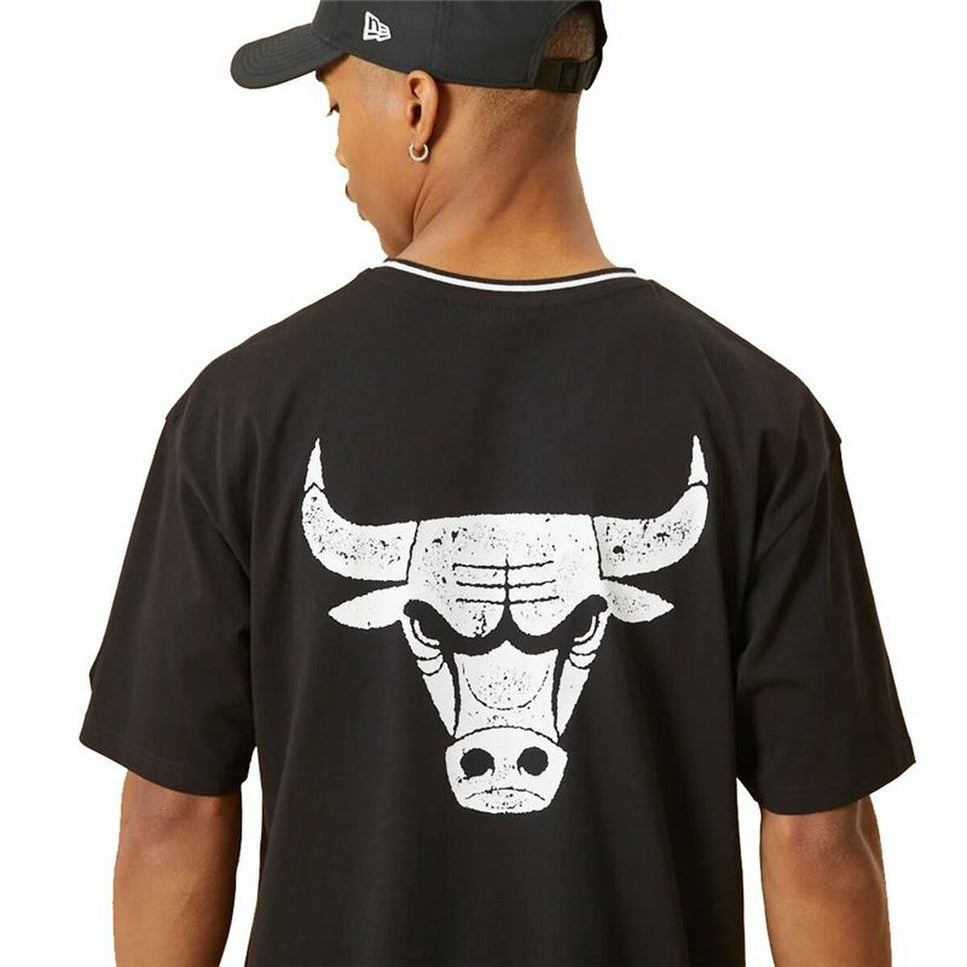 Men’s Short Sleeve T-Shirt New Era Chicago Bulls Black-Sports | Fitness > Sports material and equipment > Sports t-shirts-New Era-Urbanheer