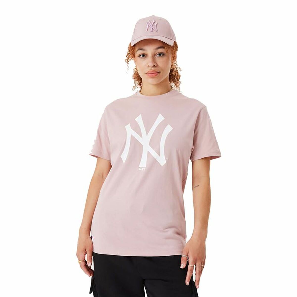 T-shirt New Era Mlb New York Yankees (whi)
