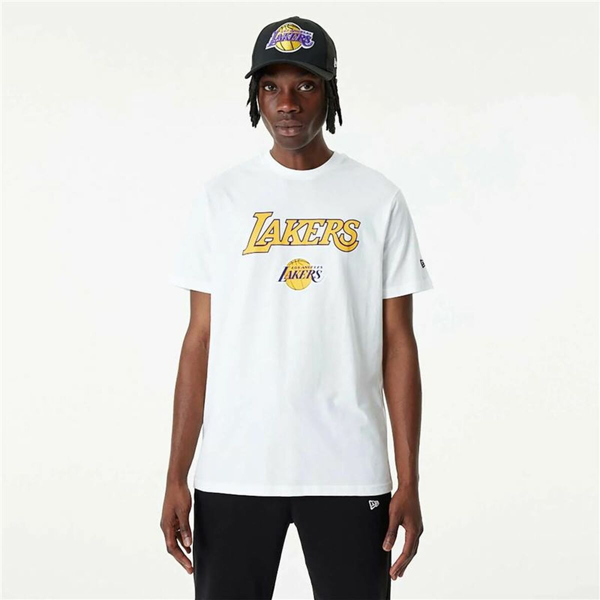 Basketball shirt New Era NBA LA Lakers White – UrbanHeer