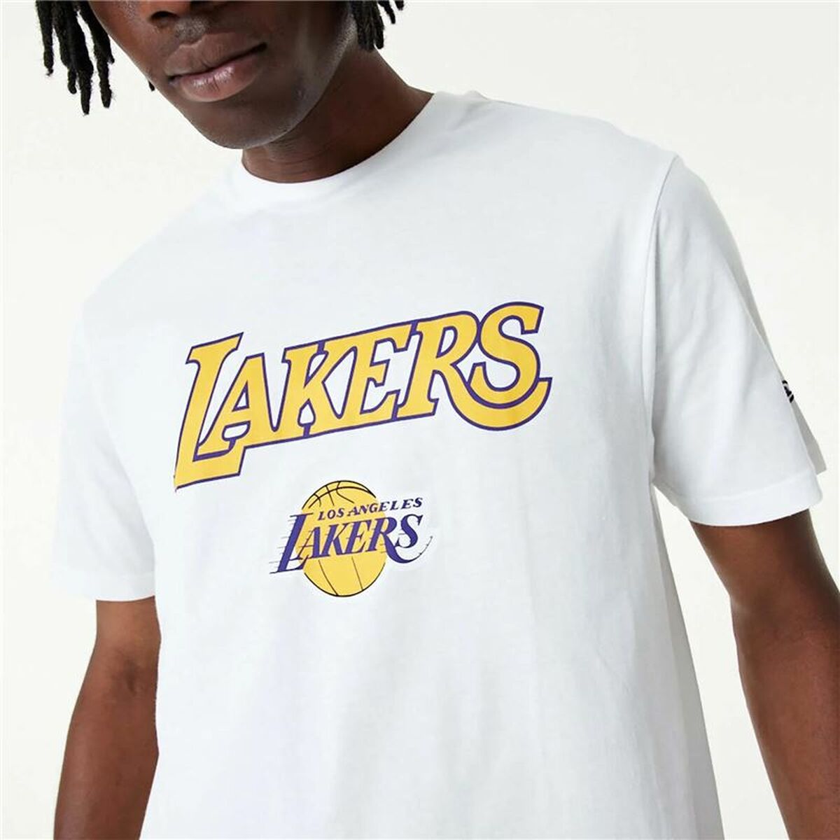 Basketball shirt New Era NBA LA Lakers White – UrbanHeer