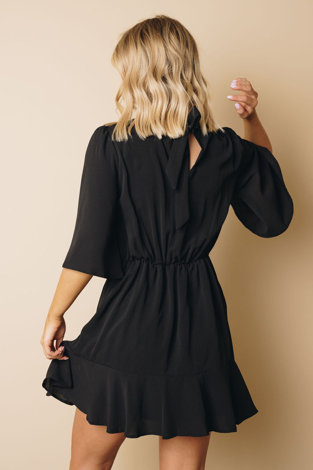 Marsha Keyhole Dress-Stay Warm in Style-Urbanheer