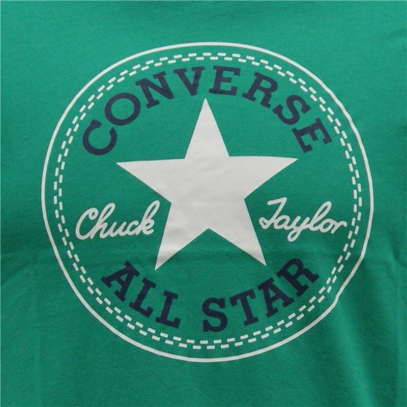 Child's Short Sleeve T-Shirt Converse Core Chuck Taylor Patch Green-Converse-4-5 Years-Urbanheer