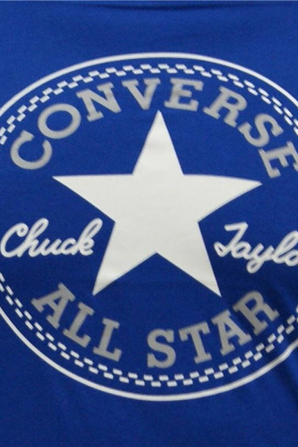 Child's Short Sleeve T-Shirt Converse Core Chuck Taylor Patch Blue-Converse-Urbanheer