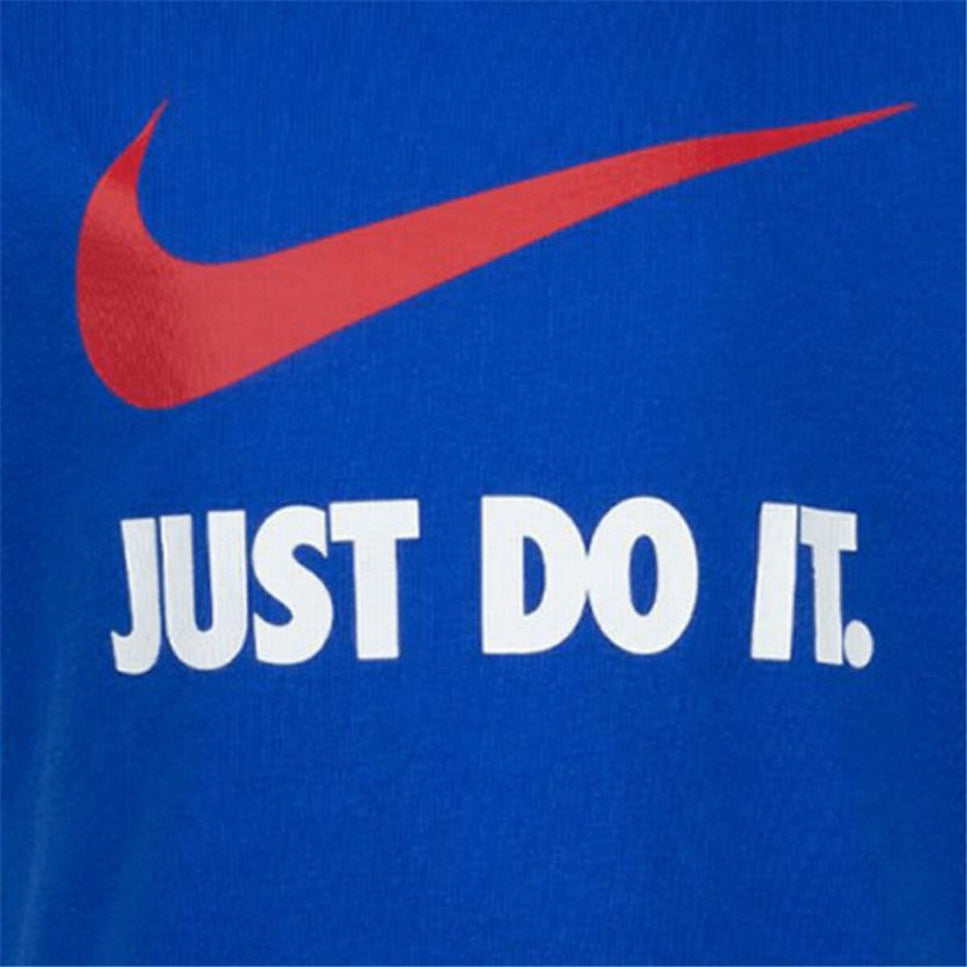 Child'S Short Sleeve T-Shirt Nike Swoosh Blue-Sports | Fitness > Sports material and equipment > Sports t-shirts-Nike-Urbanheer