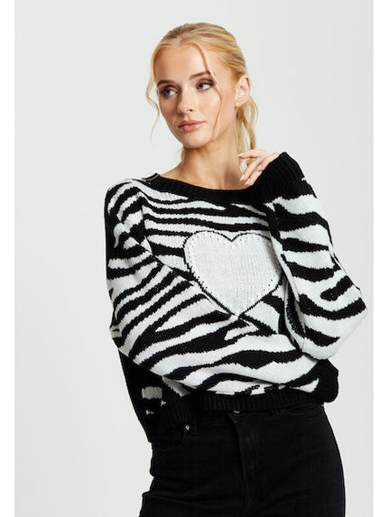 Heart Women Jumper-Liquorish-Urbanheer