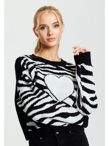 Heart Women Jumper-Liquorish-Urbanheer