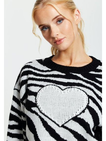 Heart Women Jumper-Liquorish-Urbanheer