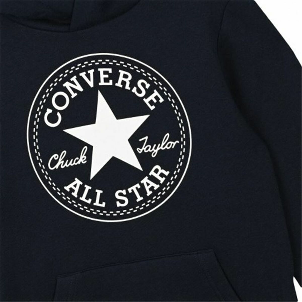 Children’S Hoodie Converse Ctp Black-Sports | Fitness > Sports material and equipment > Sports sweatshirts-Converse-Urbanheer