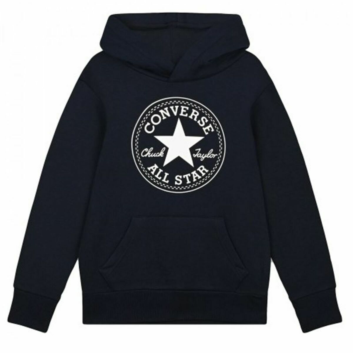 Children’S Hoodie Converse Ctp Black-Sports | Fitness > Sports material and equipment > Sports sweatshirts-Converse-Urbanheer