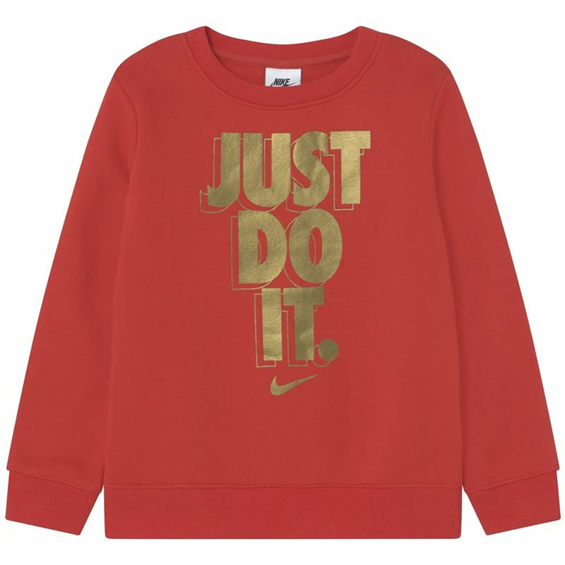 Children’S Sweatshirt Without Hood Nike Gifting Red-Nike-Urbanheer