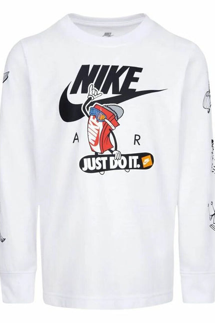 Children’s Sweatshirt without Hood Nike Snowboarding White-Nike-Urbanheer