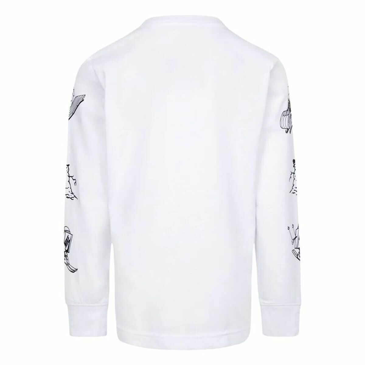 Children’s Sweatshirt without Hood Nike Snowboarding White-Nike-Urbanheer