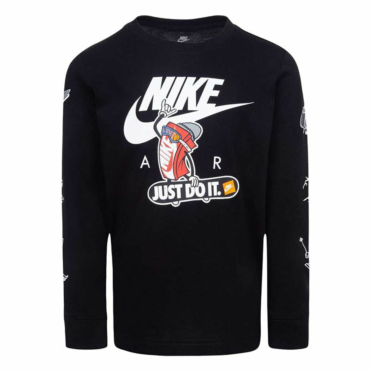 Children’s Sweatshirt without Hood Nike Snowboarding Black-Nike-Urbanheer