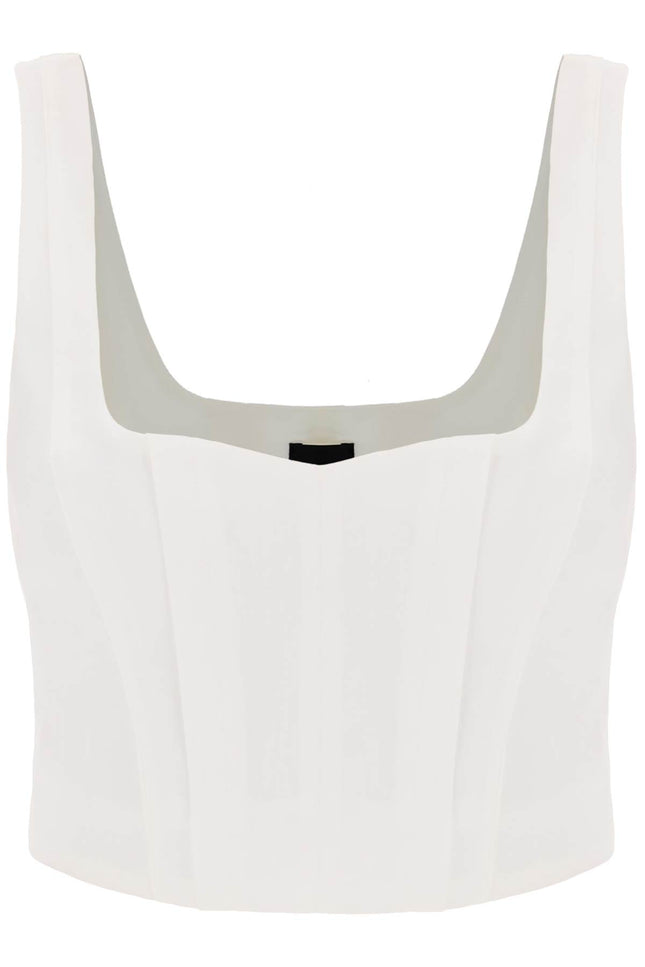 Pinko linen crop top-Pinko-42-Urbanheer