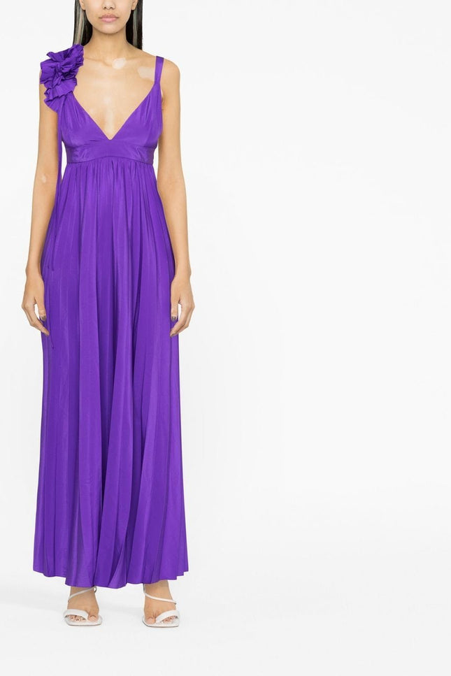 Parosh Dresses Purple-Parosh-Urbanheer