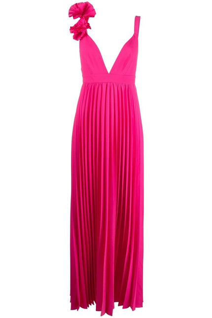 Parosh Dresses Fuchsia-Parosh-Urbanheer