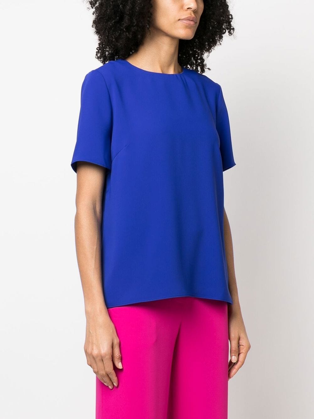 Parosh T-Shirts And Polos Blue-Parosh-XS-Urbanheer