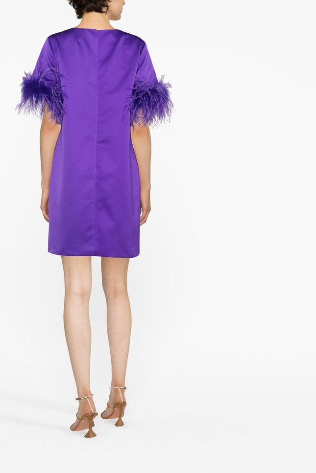 Parosh Dresses Purple-Parosh-Urbanheer