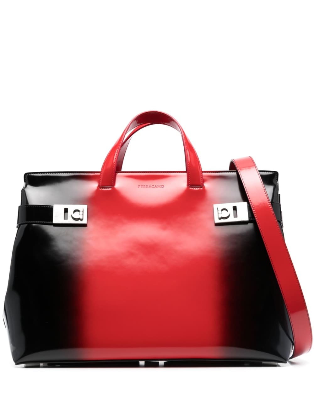 Ferragamo Bags.. Red-Ferragamo-UNI-Urbanheer