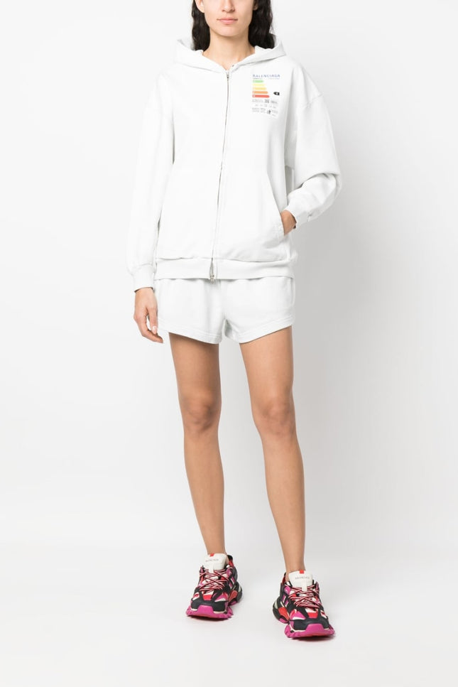 Balenciaga Shorts White-Balenciaga-Urbanheer