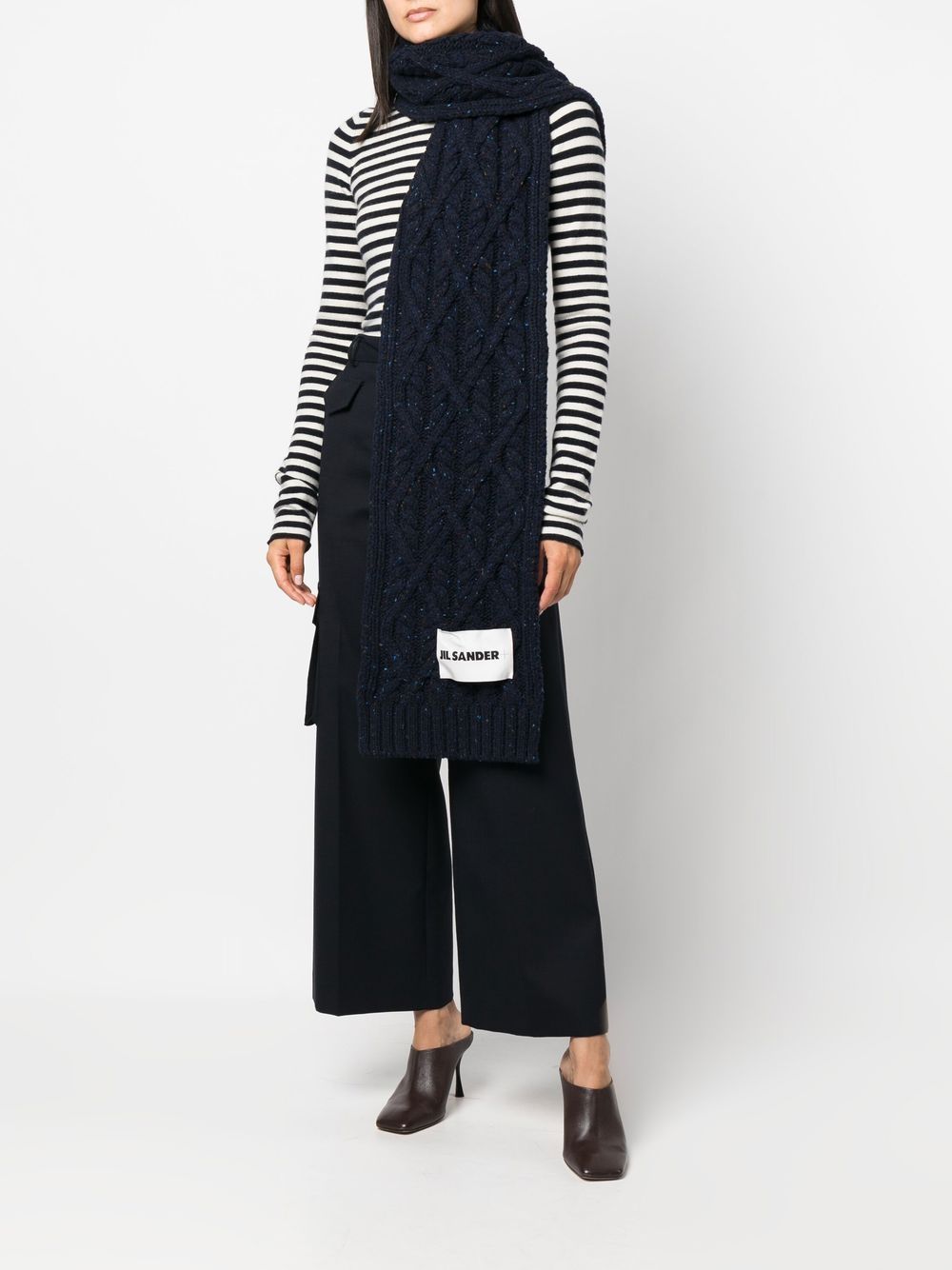 Jil Sander Scarfs Blue-Jil Sander-UNI-Urbanheer