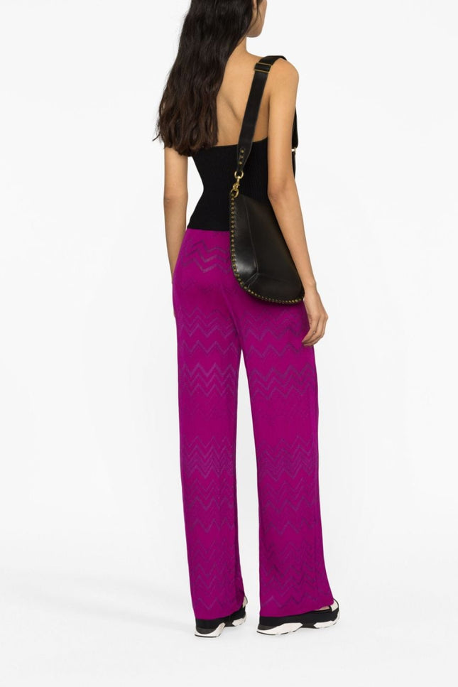 Missoni Trousers Purple-Missoni-Urbanheer