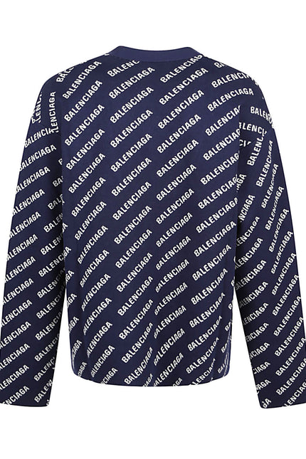 Balenciaga Sweaters Blue-Balenciaga-1-Urbanheer