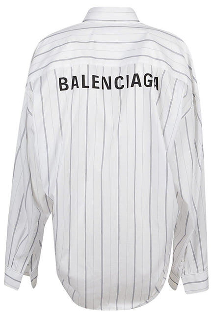 Balenciaga Shirts White-Balenciaga-Urbanheer