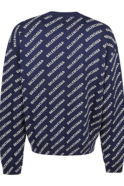 Balenciaga Sweaters Blue-Balenciaga-L-Urbanheer